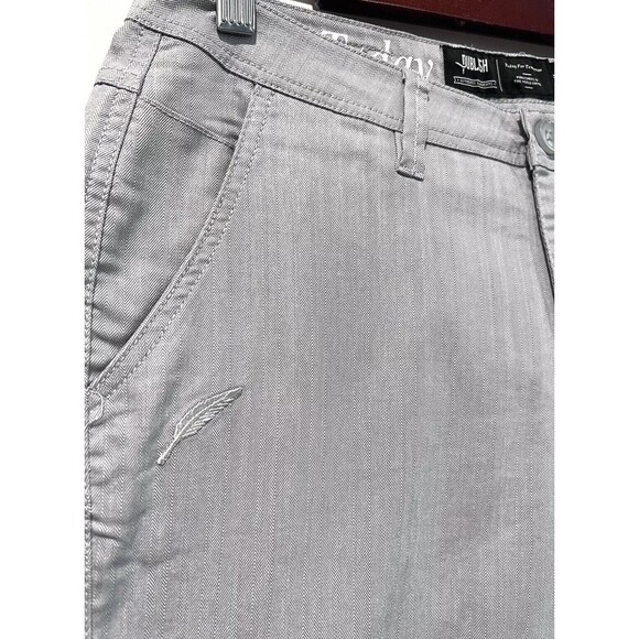 Publish Pants Women Size 29 Light Grey Cotton Straight Leg Mid Rise Relaxed - Picture 5 of 10